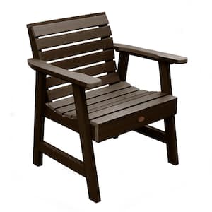 Weatherly Weathered Acorn Recycled Plastic Outdoor Lounge Chair