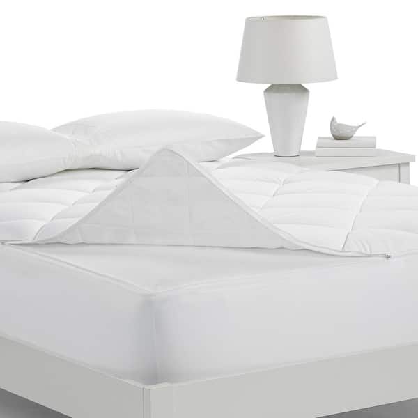 Serta Luxury Soft Comfort Plush Standard Polyester Queen Mattress Pad