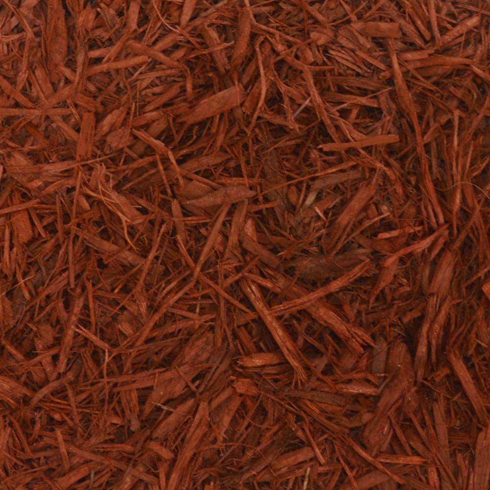 7 cu. yd. Red Landscape Bulk Mulch BKDMR7 - The Home Depot