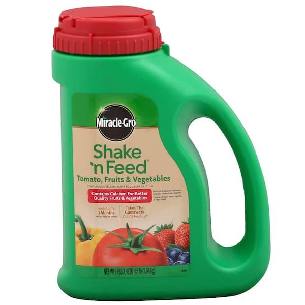 Miracle-Gro Shake 'n Feed 4.5 lb. Tomato, Fruit and Vegetable Plant Food Plus Calcium