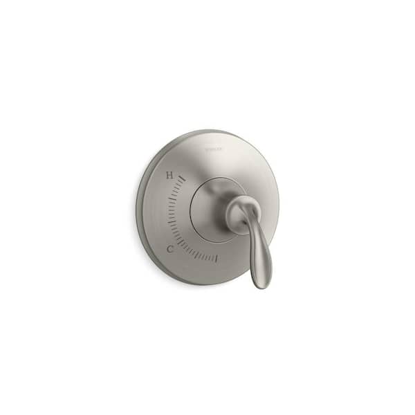KOHLER Bellera 1-Handle Valve Handle Trim in Vibrant Brushed Nickel (Valve Not Included)