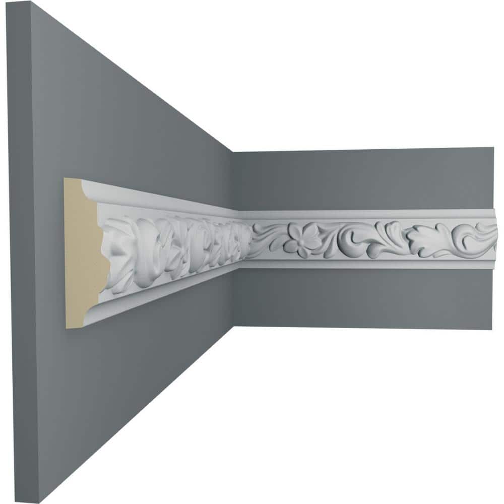 Primed Geometric Urethane Panel Moulding Sample