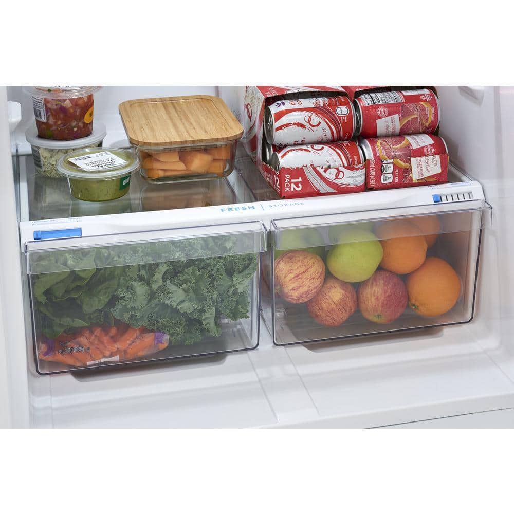Frigidaire White 20 Cu. Ft. Smart Top Freezer Refrigerator