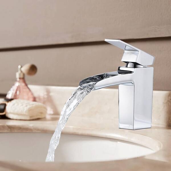 TopCraft Waterfall Modern Luxurious Single Handle Single Hole