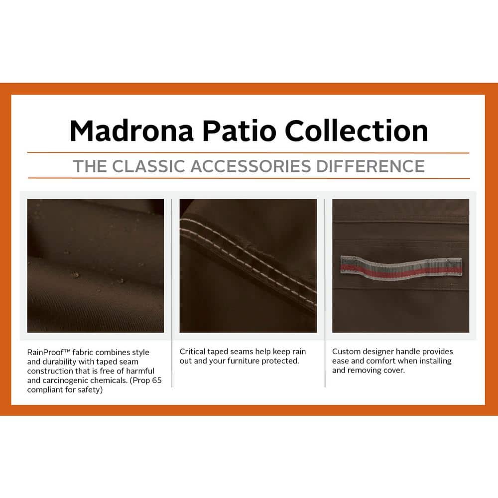 Madrona Brown Waterproof 34 Inch Patio Heater Cover
