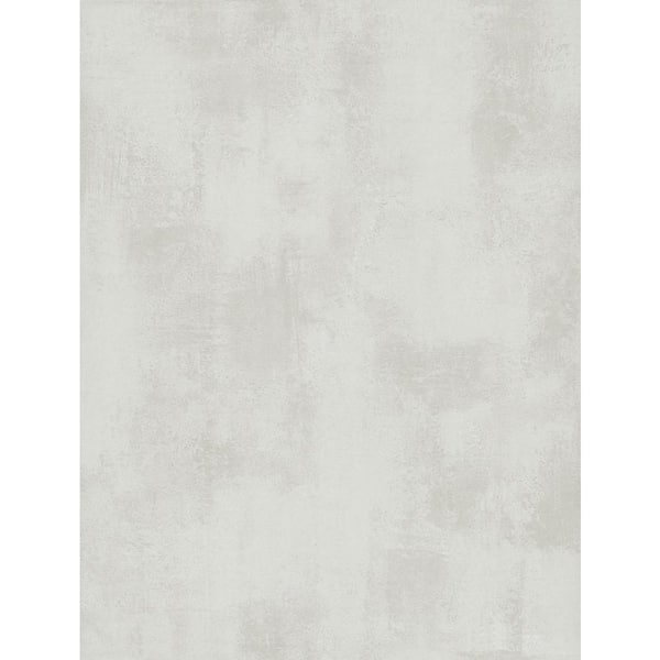York Wallcoverings 396 in. x 20.9 in. White Italian Plaster Wallpaper Roll