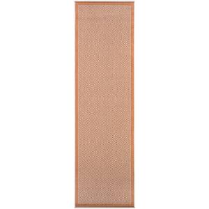 Couristan Monaco Sea Pier Sand-Salmon 5 ft. x 8 ft. Indoor/Outdoor Area ...