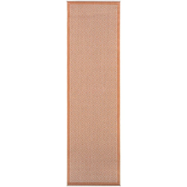 Couristan Monaco Sea Pier Rug Sand/Salmon 2 ft. x 3 ft.7 in.