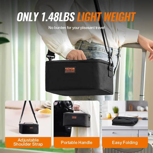 Electric Lunch Box for Car and Home, Work Office - 12V-24V/110V 55W  Portable Food Warmer