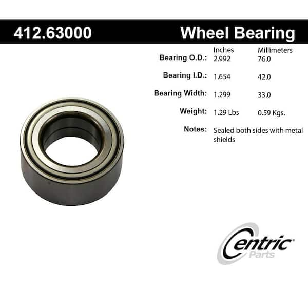 Centric Parts Wheel Bearing 412.63000E - The Home Depot