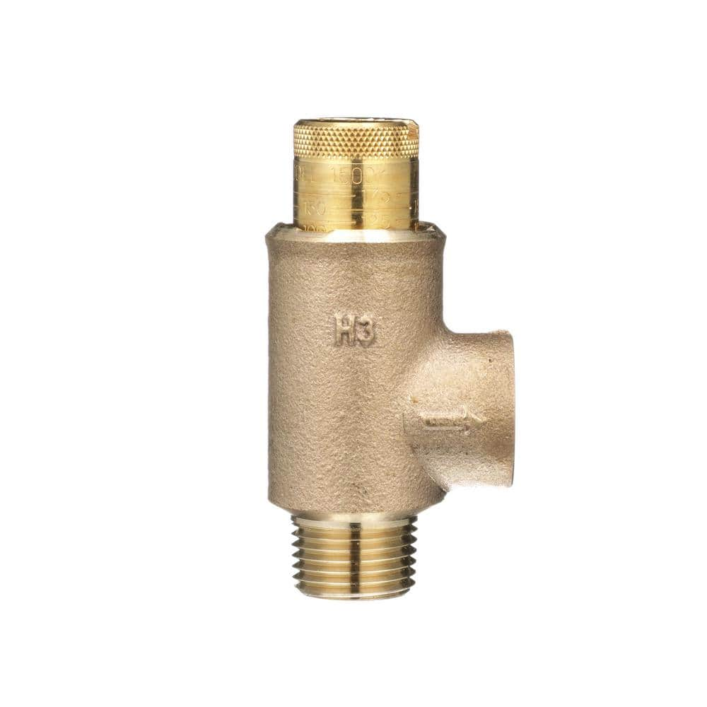 UPC 612052225012 product image for 1/2 in. MNPT x 1/2 in. FNPT Calibrated Pressure Relief Valve | upcitemdb.com