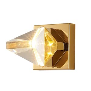 Mayson 1-Light Brass LED Wall Sconce