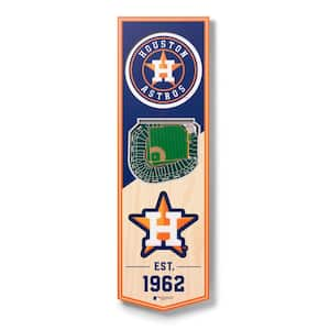 Open Road Brands Houston Astros Vintage Ticket Office Wood Wall Decor  90182270-s - The Home Depot