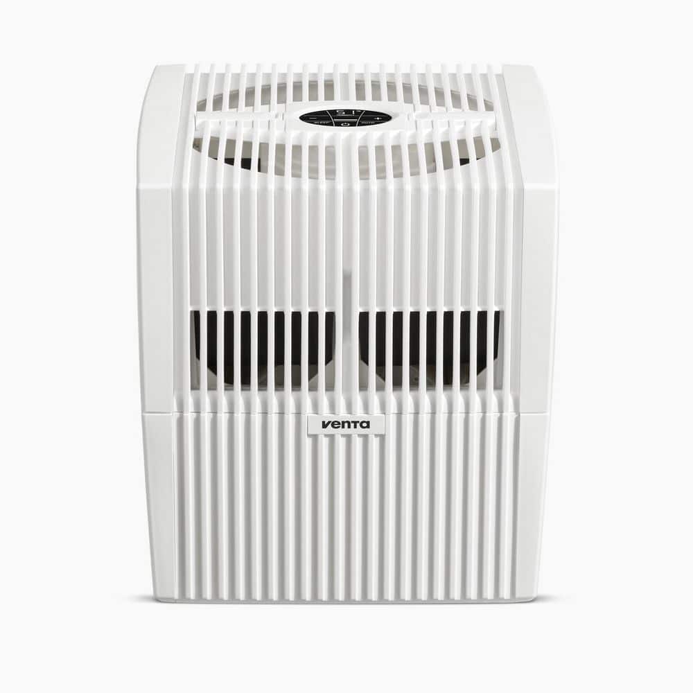 White Compact Filter-Free Evaporative Humidifier with WiFi Control