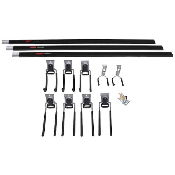 Rubbermaid FastTrack Garage 9-Piece Steel Wire Shelf Starter Kit-Track Storage SYSTEM. Great for The Garage.