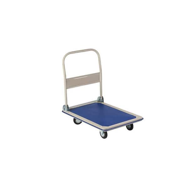 cenadinz 660 lbs. Weight Capacity Folding Platform Cart Heavy-Duty Hand Truck Moving Push Flatbed Dolly Cart for Warehouse