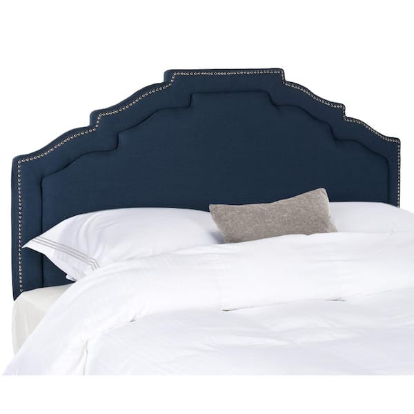 SAFAVIEH Alexia Blue Queen Upholstered Headboard