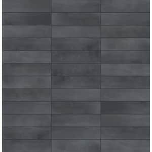Le Leghe Cobalto Blue Subway 3 in. x 12 in. Matte Porcelain Floor and Wall Tile (8.83 sq. ft./Case)