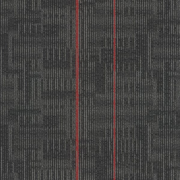 Fenwick - Duran - Multi-Colored Commercial/Residential 24 x 24 in. Glue-Down Carpet Tile Square (72 sq. ft.)
