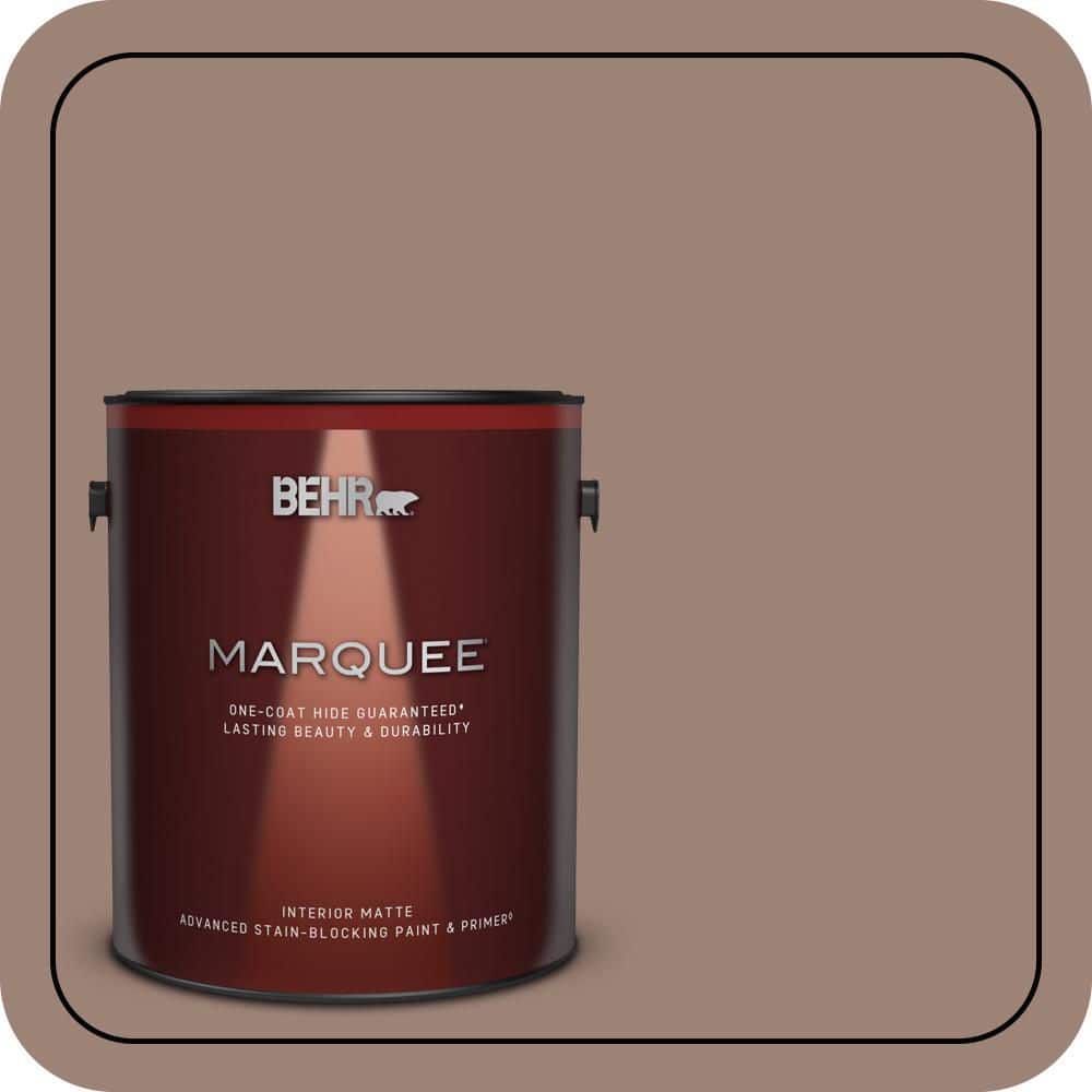 1 gal. #N150-4 Modern Mocha One-Coat Hide Matte Interior Paint & Primer price history on PriceWatchPro