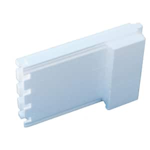 6 in. ICF End Pieces 6 lbs. 14.5 in. W x 2.25 ft. L Insulated Concrete Form for ICFs (Box of 30)