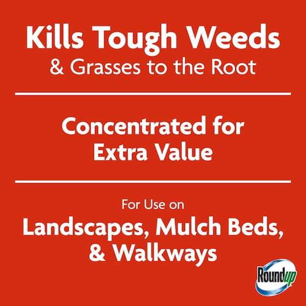 64 fl. oz. Weed & Grass Killer4 Concentrate, Use In and Around Flower Beds, Walkways and other areas of your yard