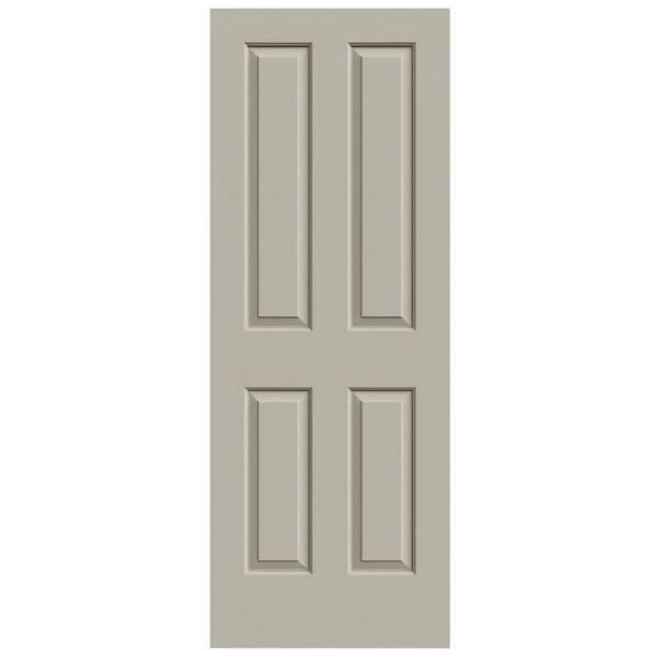 JELD-WEN 28 in. x 80 in. Coventry Desert Sand Painted Smooth Molded Composite MDF Interior Door Slab