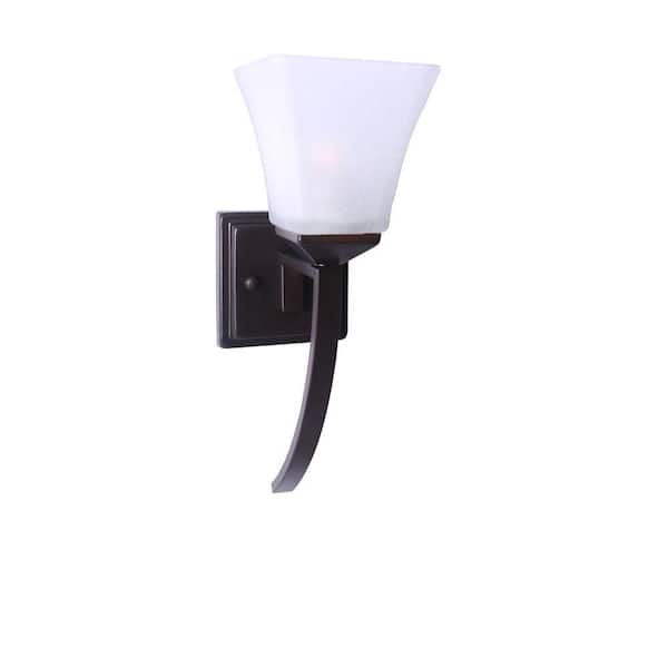 Design House Torino 1-Light Brushed Bronze Indoor Wall Mount