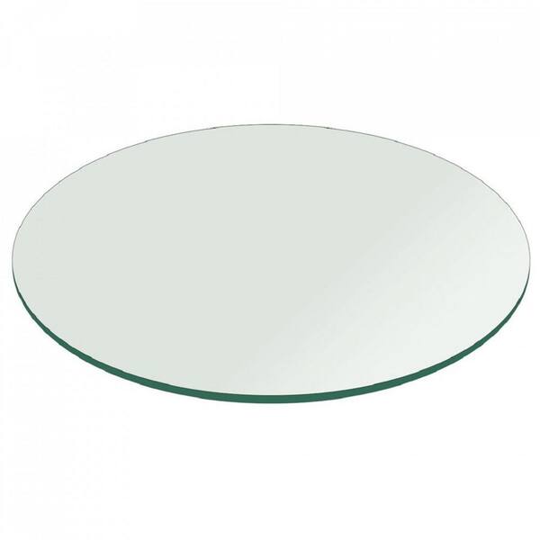 Clear Round Glass Table Top, White Round Table Top Mirror With Lights On