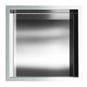 Showroom Series 12 in. x 12 in. Stainless Steel Shower Niche in Polished Chrome