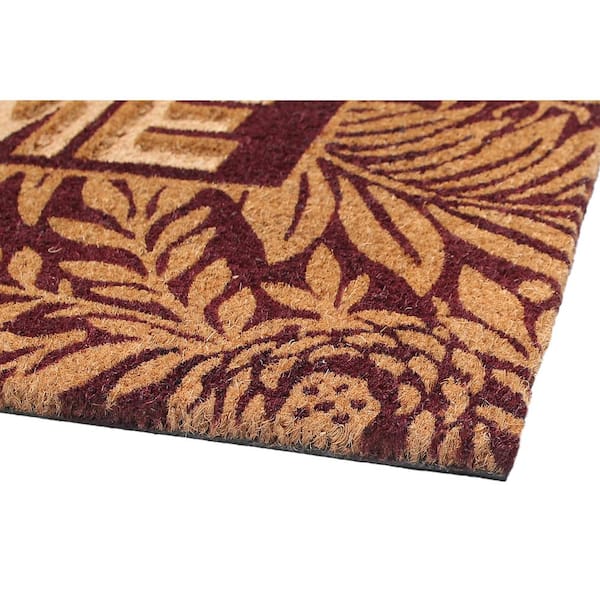 Chesapeake Coir Brown Non-Slip Outdoor Doormat (20 in. x 46 in.)