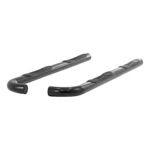 3-Inch Round Black Steel Nerf Bars, No-Drill, Select Jeep Liberty