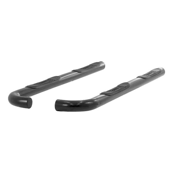 Aries 3-Inch Round Black Steel Nerf Bars, No-Drill, Select Jeep Liberty