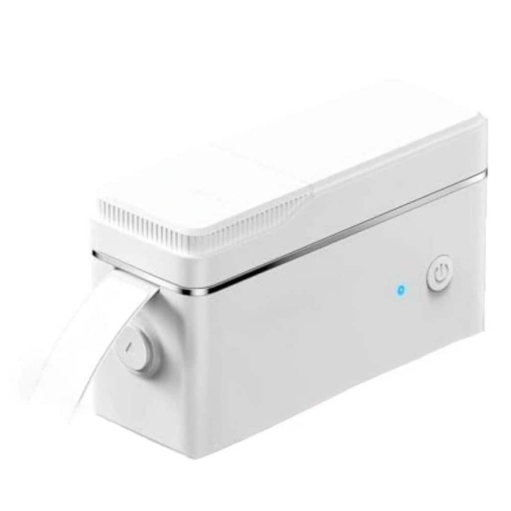 Mini Portable Thermal Label Maker Machine with Tape Bluetooth Printer White for Storage Organizing Office Home price history on PriceWatchPro