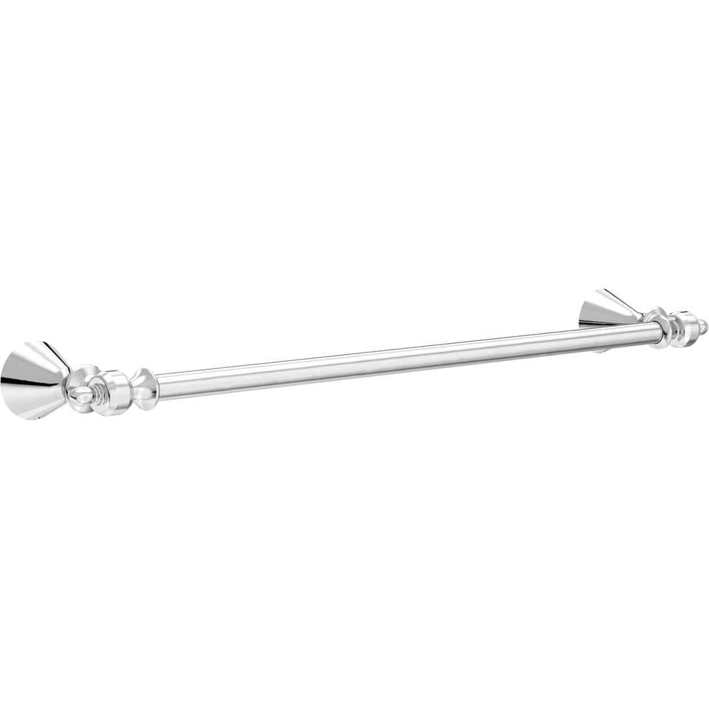 Polished Chrome 18'' Wall Mounted Single Towel Bar