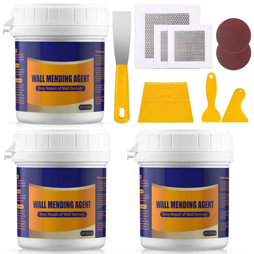 Drywall Repair Kit Drywall Hole Repair Patch Kit Wall Spackle Repair Paste with 8.5 oz. White Wall Repair Putty price history on PriceWatchPro