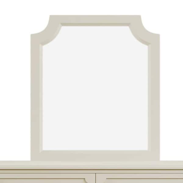 Unbranded 36 in. W x 31.9 in. H Rectangle Frameless White Mirror