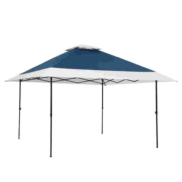 homfan Pop Up Gazebo 13 ft. x 13 ft. Outdoor Canopy Shelter with 4-Stanbags