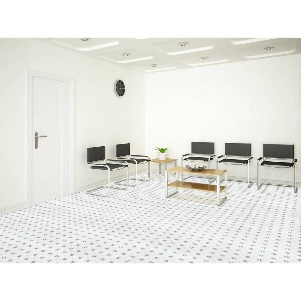 Amara 8" x 8" Zoudia Matte Porcelain Floor and Wall Tile
