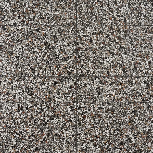 Grain Nero 7.87 in. x 7.87 in. Matte Porcelain Floor and Wall Tile (12.48 sq. ft./Case)