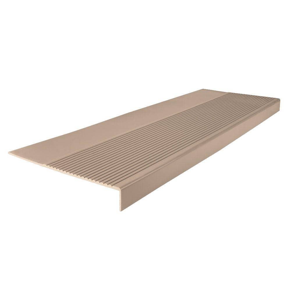Light Duty Ribbed Design Camel 12-1/4 in. x 36 in. Rubber Square Nose Stair Tread price history on PriceWatchPro