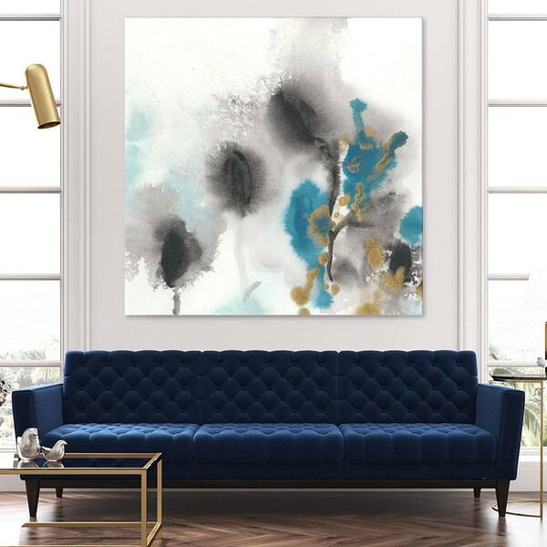 Giant Art 84 In X 84 In Cerulean Mirage I By June Erica Vess Wall Art Waga4 The Home Depot