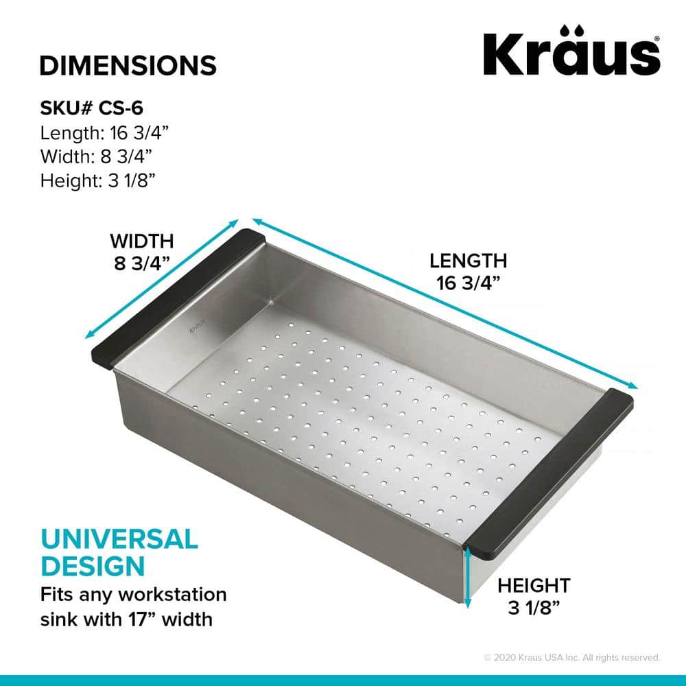 Stainless Steel Workstation Sink Colander