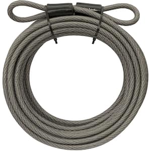 Steel Cable with Looped Ends, 30 ft. Long