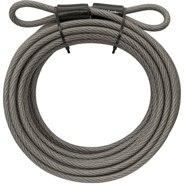 Master Lock Steel Cable with Looped Ends, 30 ft. Long