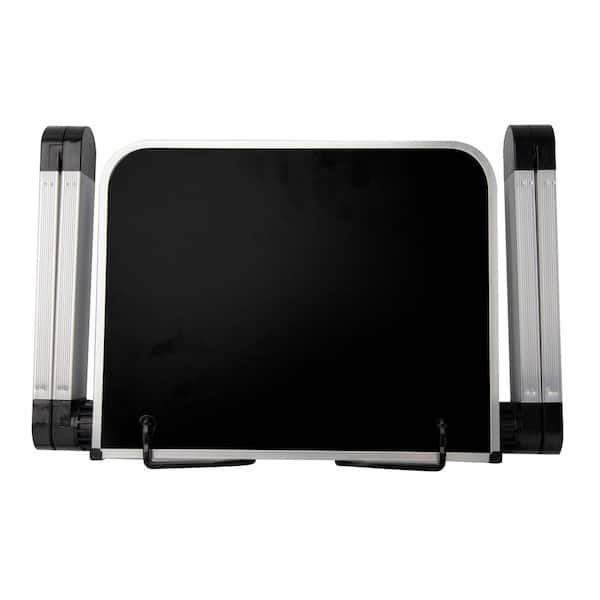 Mind Reader Collapsible Lap Desk with Adjustable Legs, Black