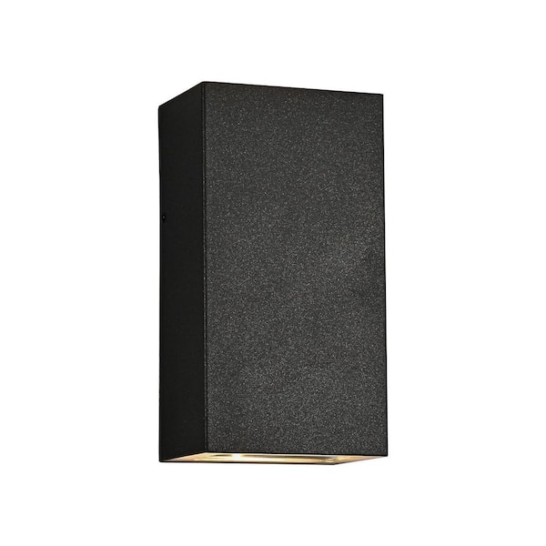 【b2l63】2色カラーLEDライトスクリーン OFF黒 60cm x 36cm LLHZSY Forgeglow 2-Light Matte Black Rectangle Integrated LED