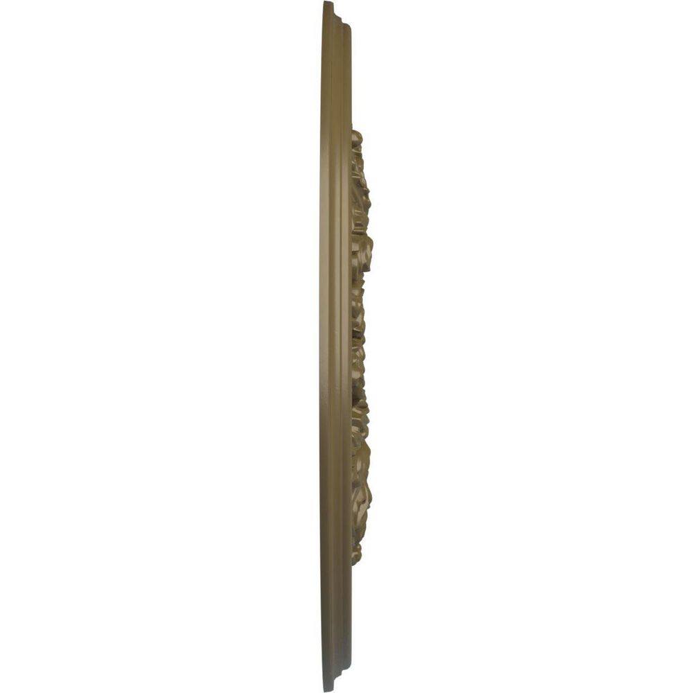 Hand-Painted Mississippi Mud Acanthus Twist Ceiling Medallion