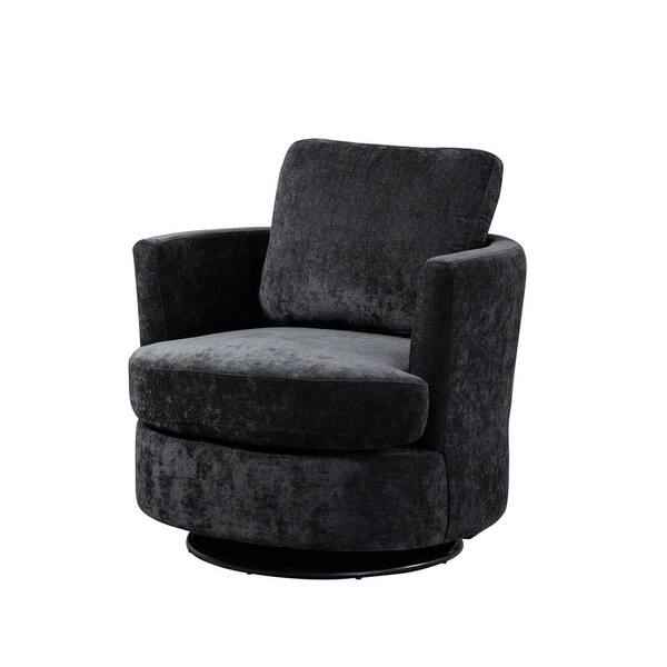 black swivel sofa chair