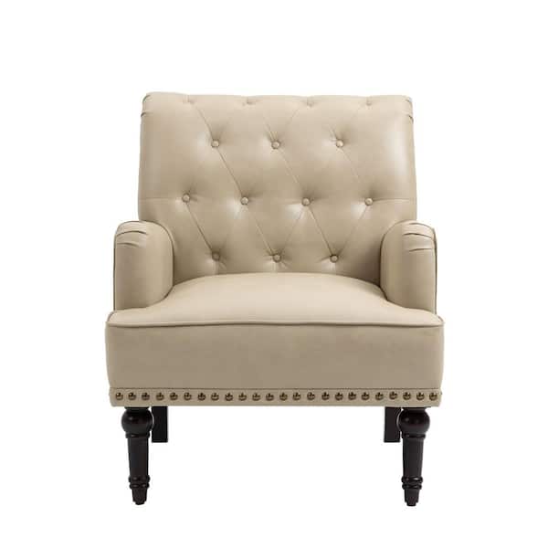 Elegance　ホワイトXS Uixe Retro White Floral Pattern Linen Nailhead Trim